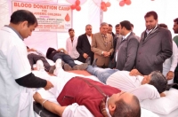 Blood donation camp held at Sector 45